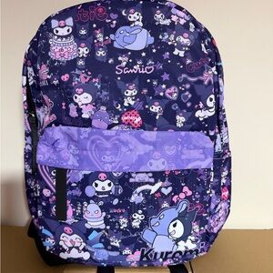 Cute Character Print Backpack